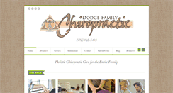 Desktop Screenshot of dodgefamilychiropractic.com